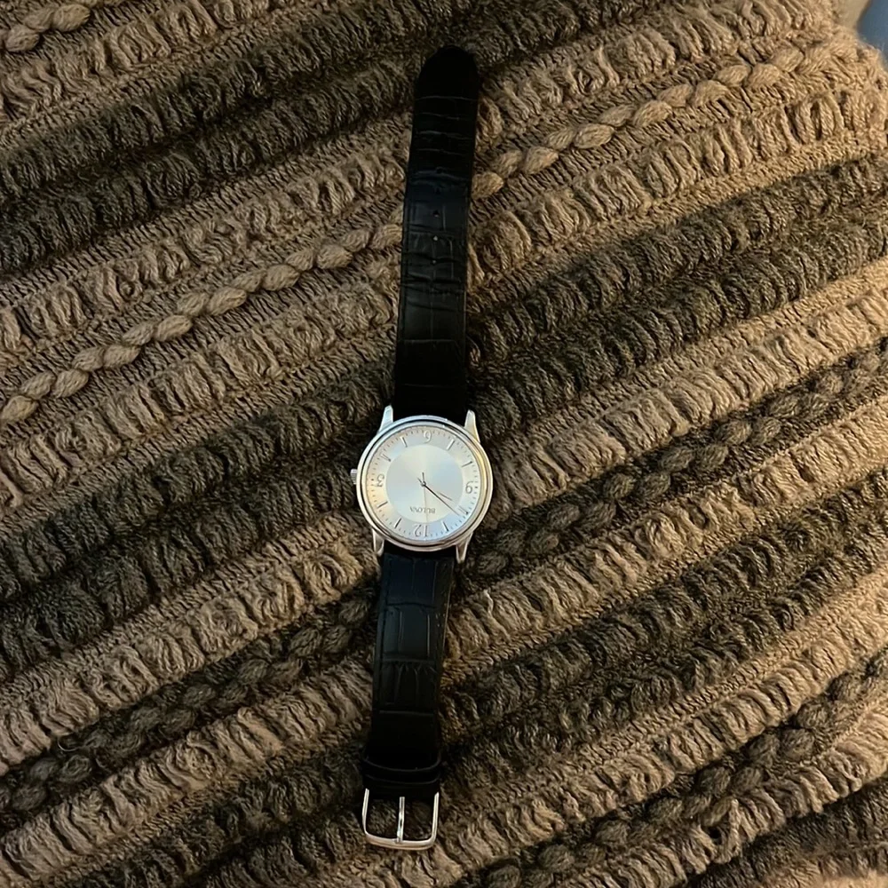 Bulova Watch Black Band Unisex
